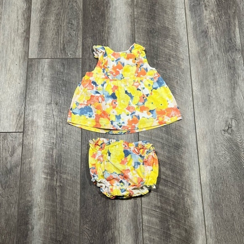 Janie & Jack Yellow‎ Floral Set
